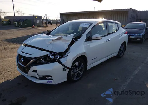 2019 Nissan Leaf Sl Plus z USA, uszkodzony, nr VIN 1N4BZ1CP5KC310519
